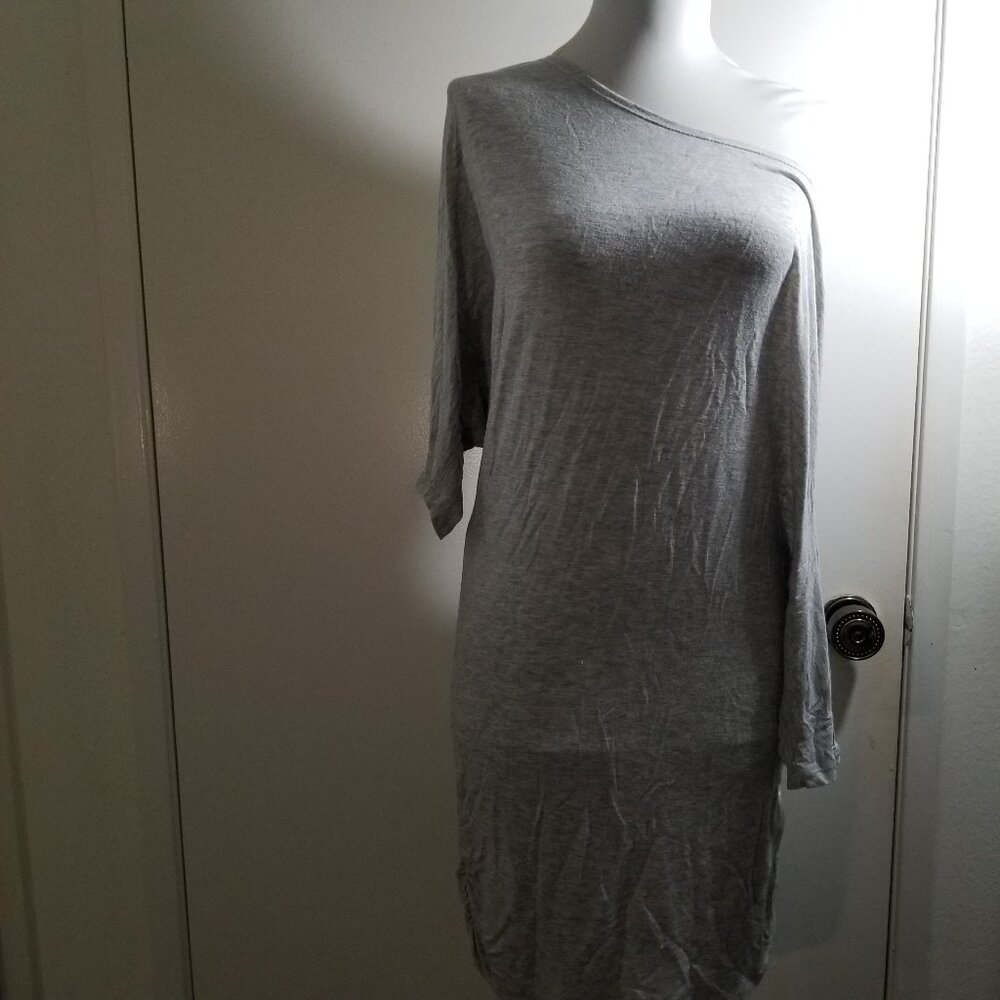 INC brand tunic top in gray Size M